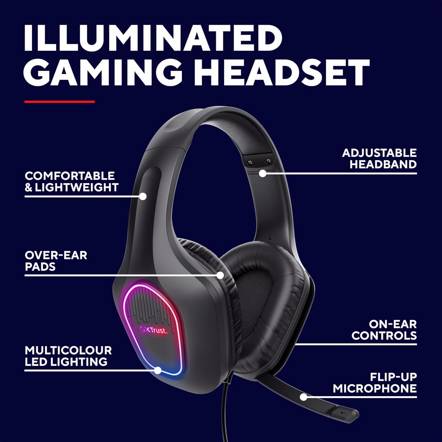 Thumbnail 1 de Trust Gaming GXT 419 Rayne Lightweight Headset review