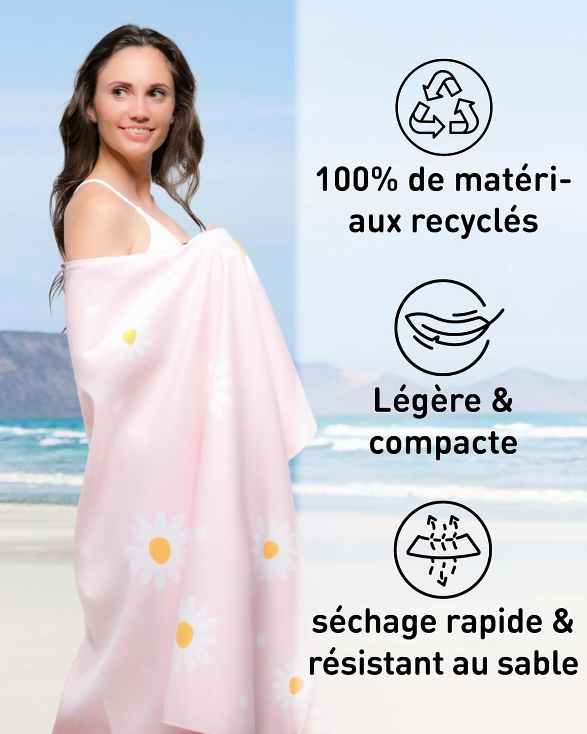 Thumbnail 5 de Fit-Flip Serviette Microfibre XXL 160 x 90