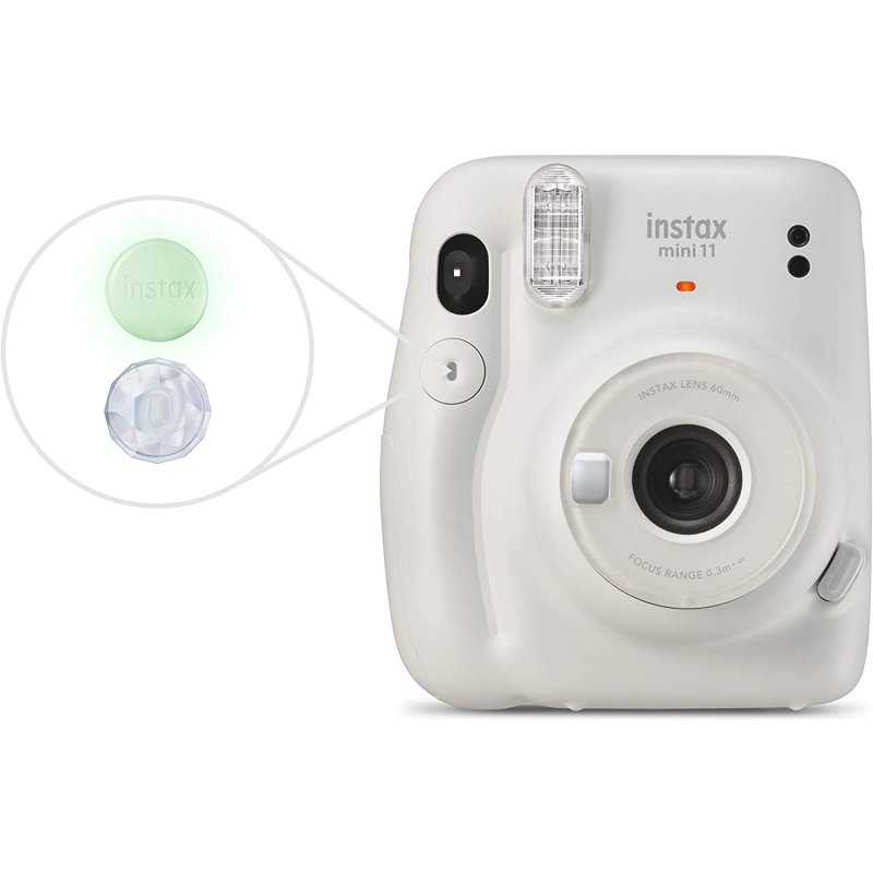 Detalle de Fujifilm Instax Mini 11 Blanca: fotos instantáneas fáciles para divertirse en cualquier plan