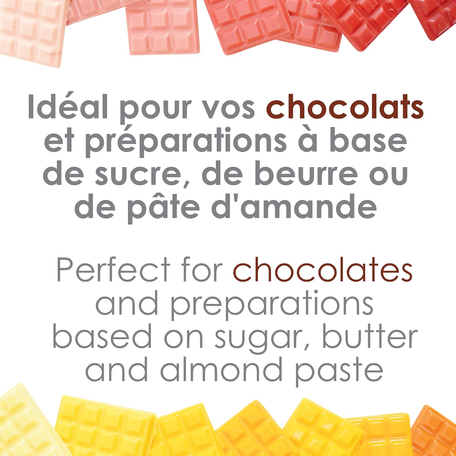 Thumbnail 6 de ScrapCooking Color’ Choco Rouge, Bleu & Jaune – 3 colorants liposolubles en poudre pour chocolat