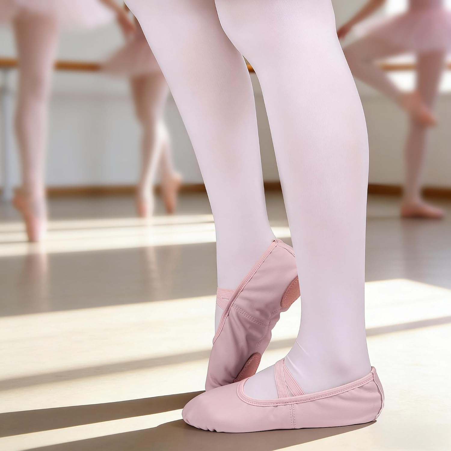 Detalle de Dynadans Ballet Slippers, Soft Leather