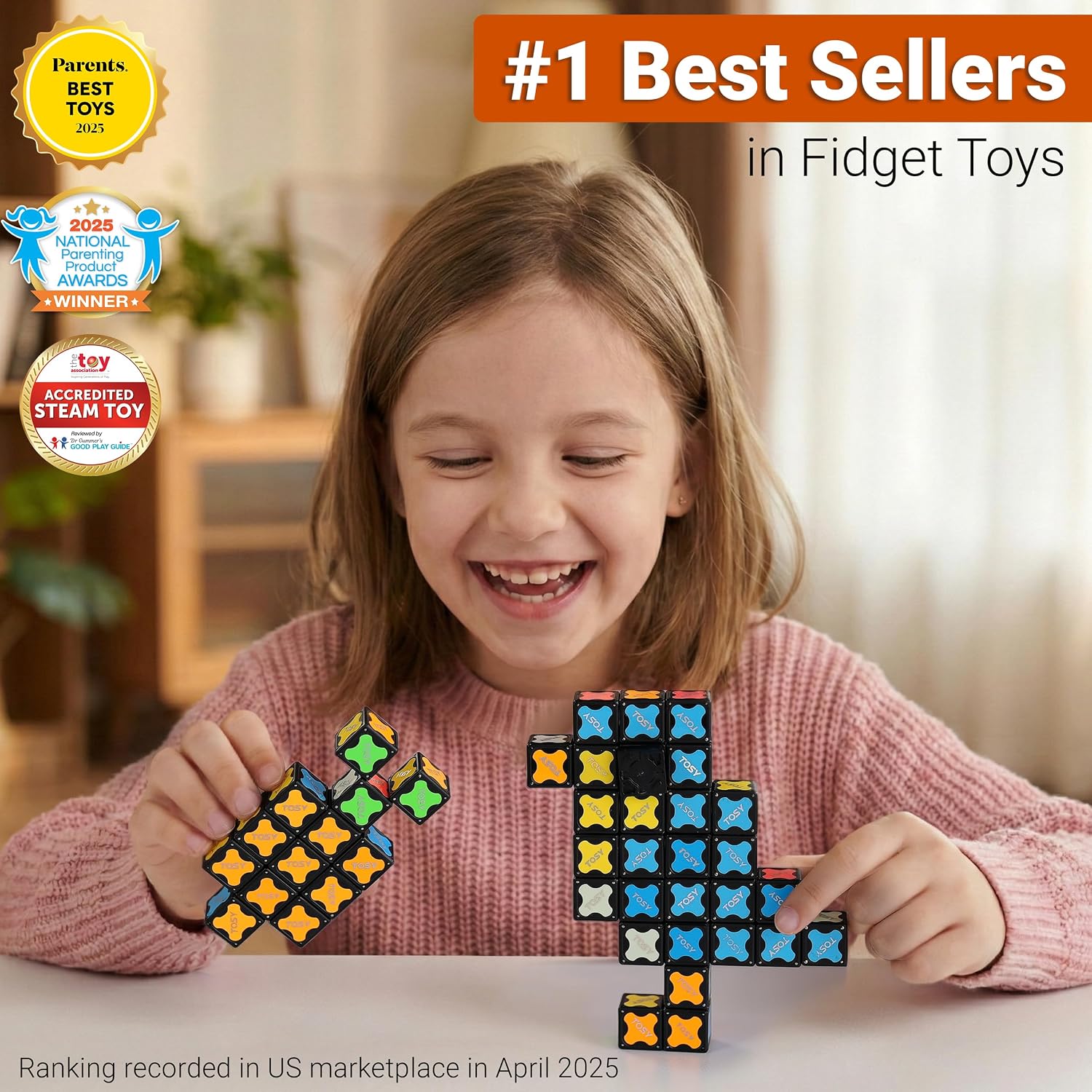 Detalle 2 de TOSY Magnet Cube 3x3 240 magnets toy