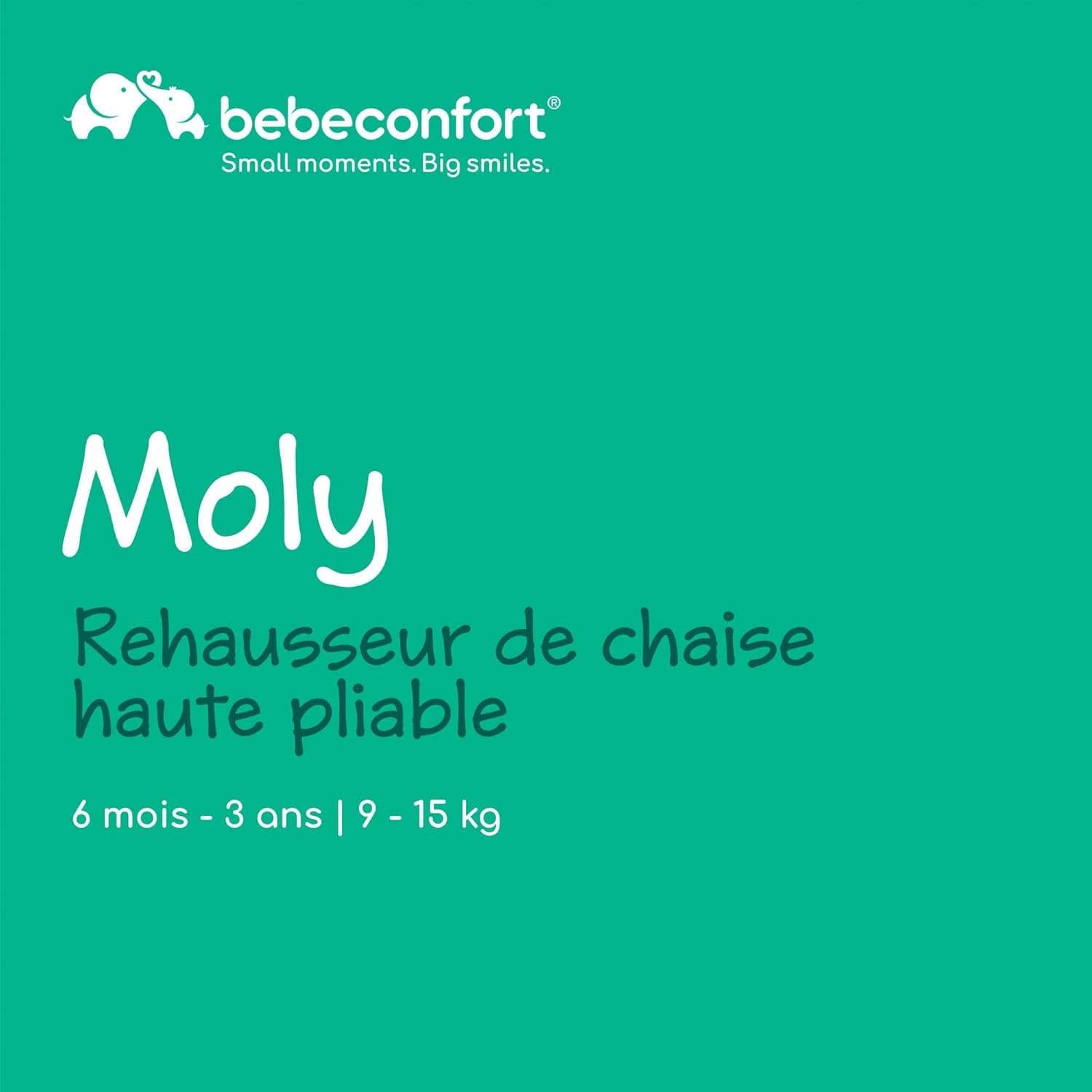 Thumbnail 1 de Bébéconfort Moly : rehausseur de chaise pliable 6 mois-3 ans (9-15 kg) avec plateau amovible