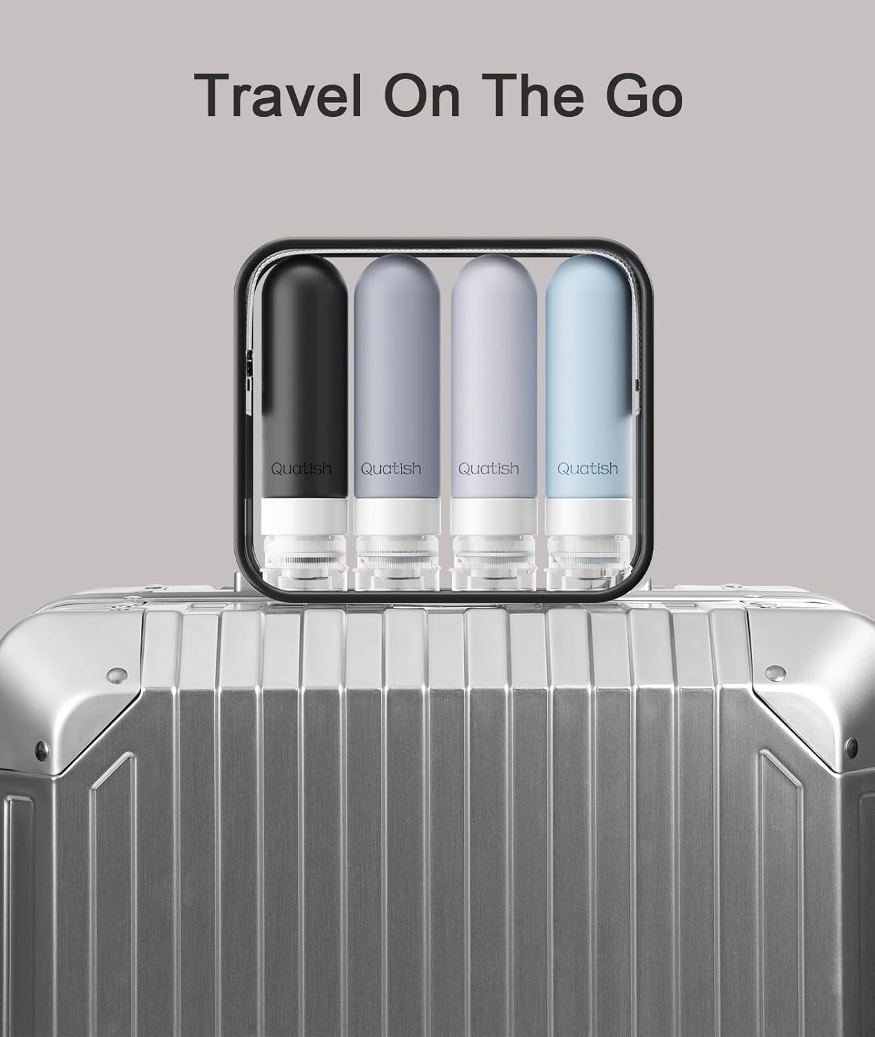 Thumbnail 5 de Quatish Reiseflaschen 90 ml Nachfüllset — 4er Pack