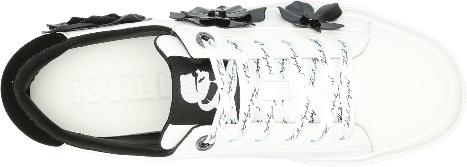 Thumbnail 4 de Karl Lagerfeld Georgia Sneaker with Flower Embellishments