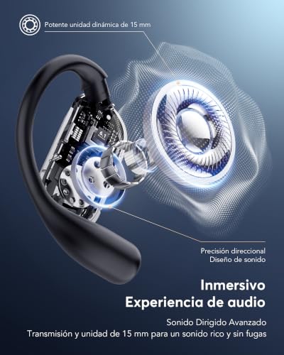 Thumbnail 6 de MOZC Auriculares inalámbricos Bluetooth con traducción en tiempo real: 198 idiomas, 60 h de batería y Bluetooth 6.1