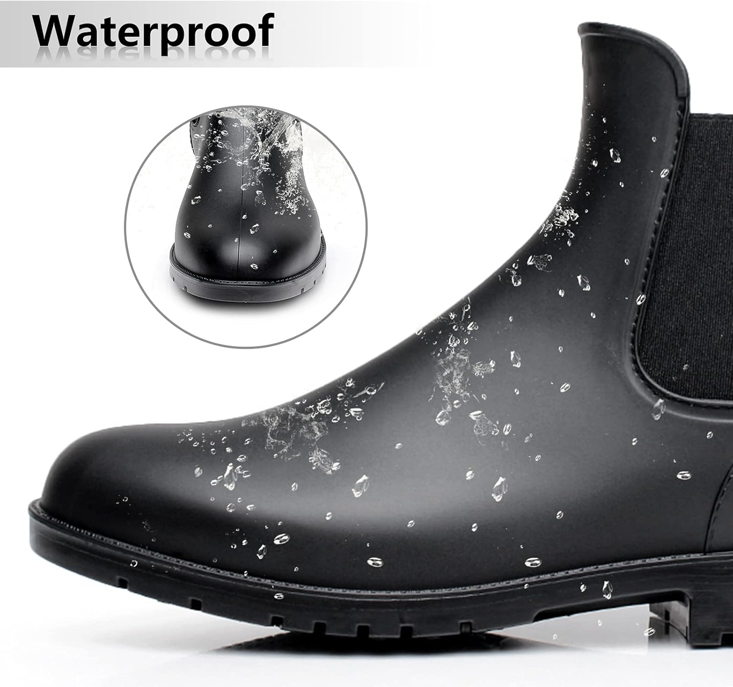 Thumbnail 4 de Geweo Gummistiefel Chelsea – wasserdicht, winddicht und bequem von Größe 35–43