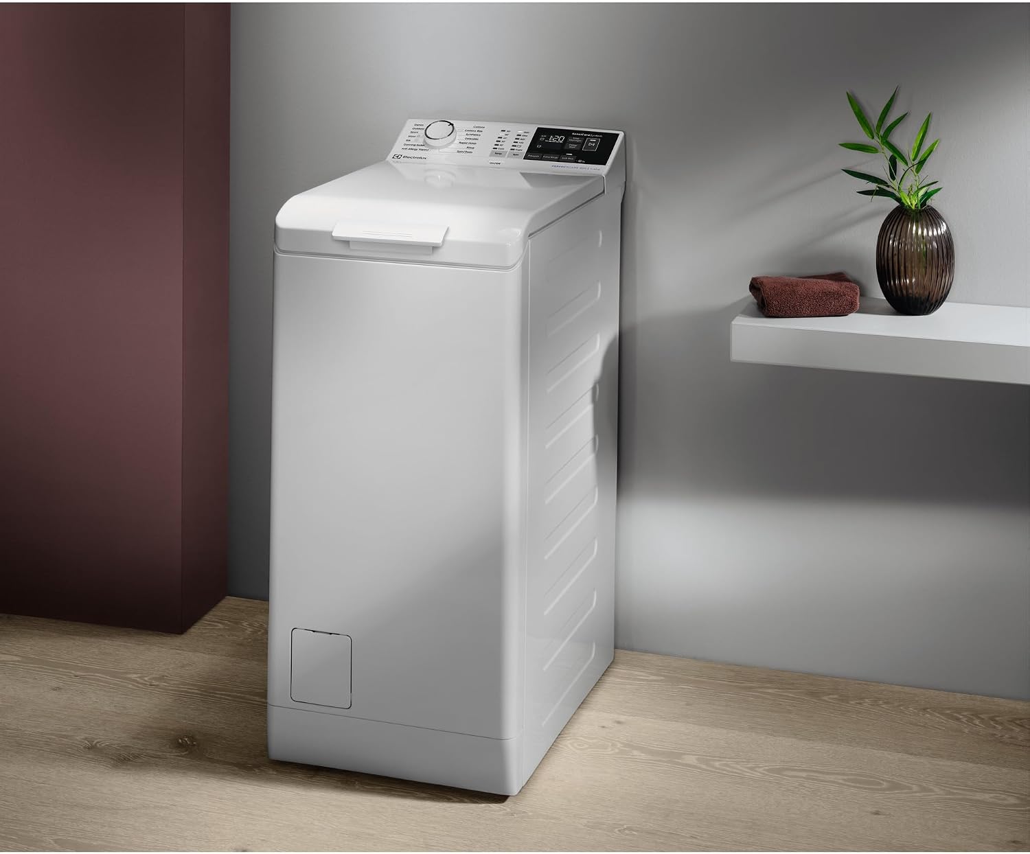 Detalle de Electrolux EW6T437A Lavatrice a Carica dall'alto 7 kg: stile, efficienza e tecnologia SensiCare