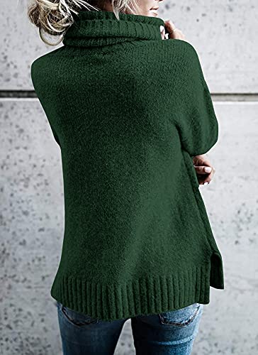 Detalle 2 de FISACE Womens Oversized Turtleneck Pullover Sweater