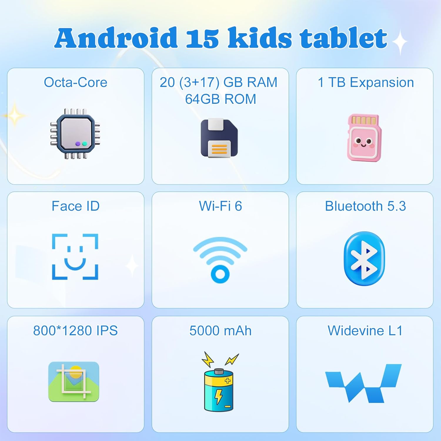 Thumbnail 1 de Laptok Kids Tablet 10 inch Android 14