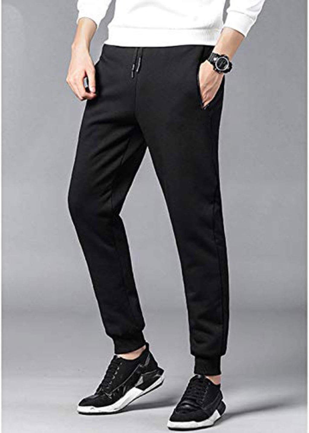 Detalle de Yeokou Mens Thermal Jogger Sweatpants