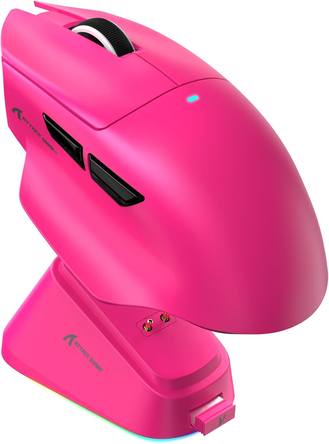 ATTACK SHARK V6 65g Superlight Mouse with Magnetic Charging Dock