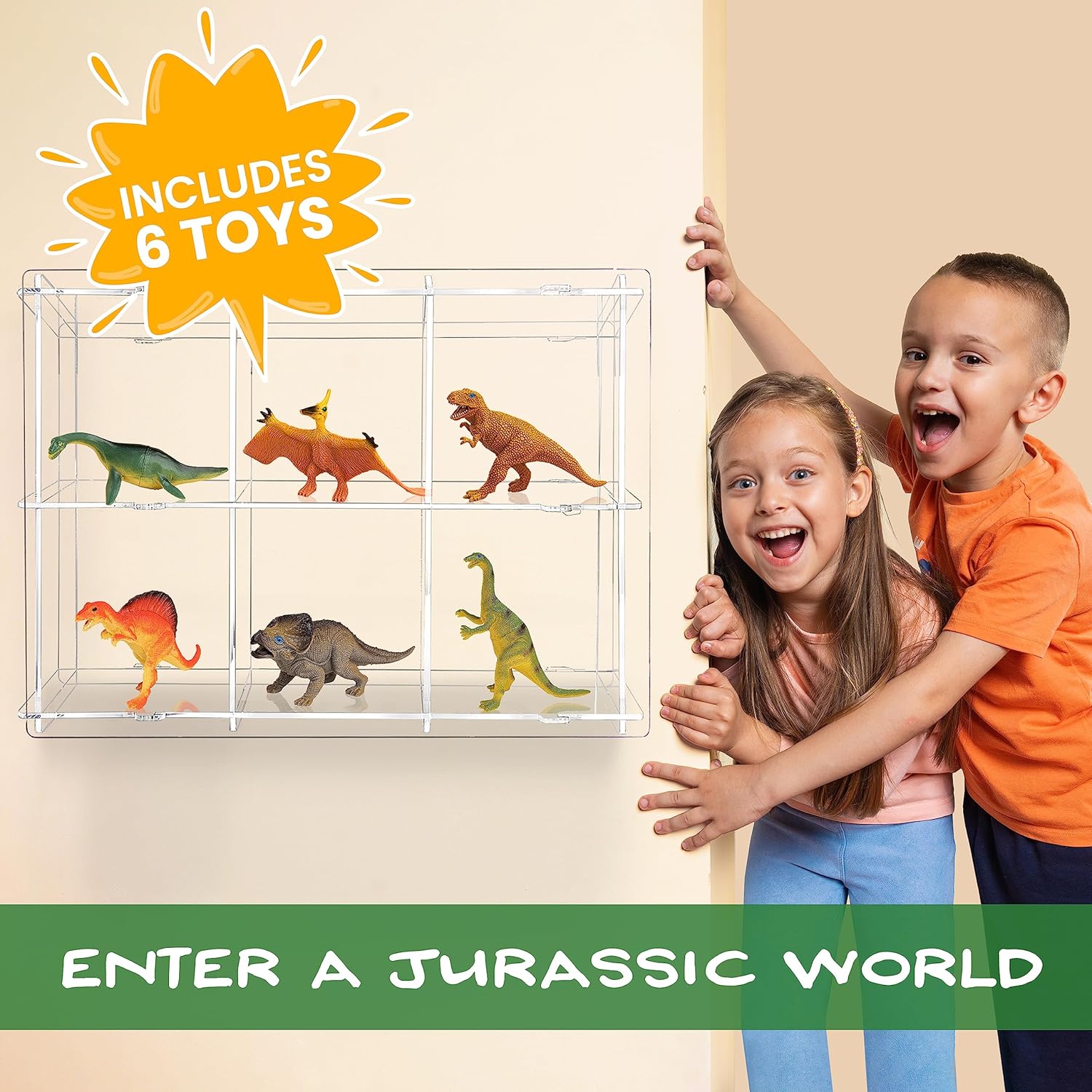 Detalle 2 de W&O Dino Paradise Play Tent with LED Lights