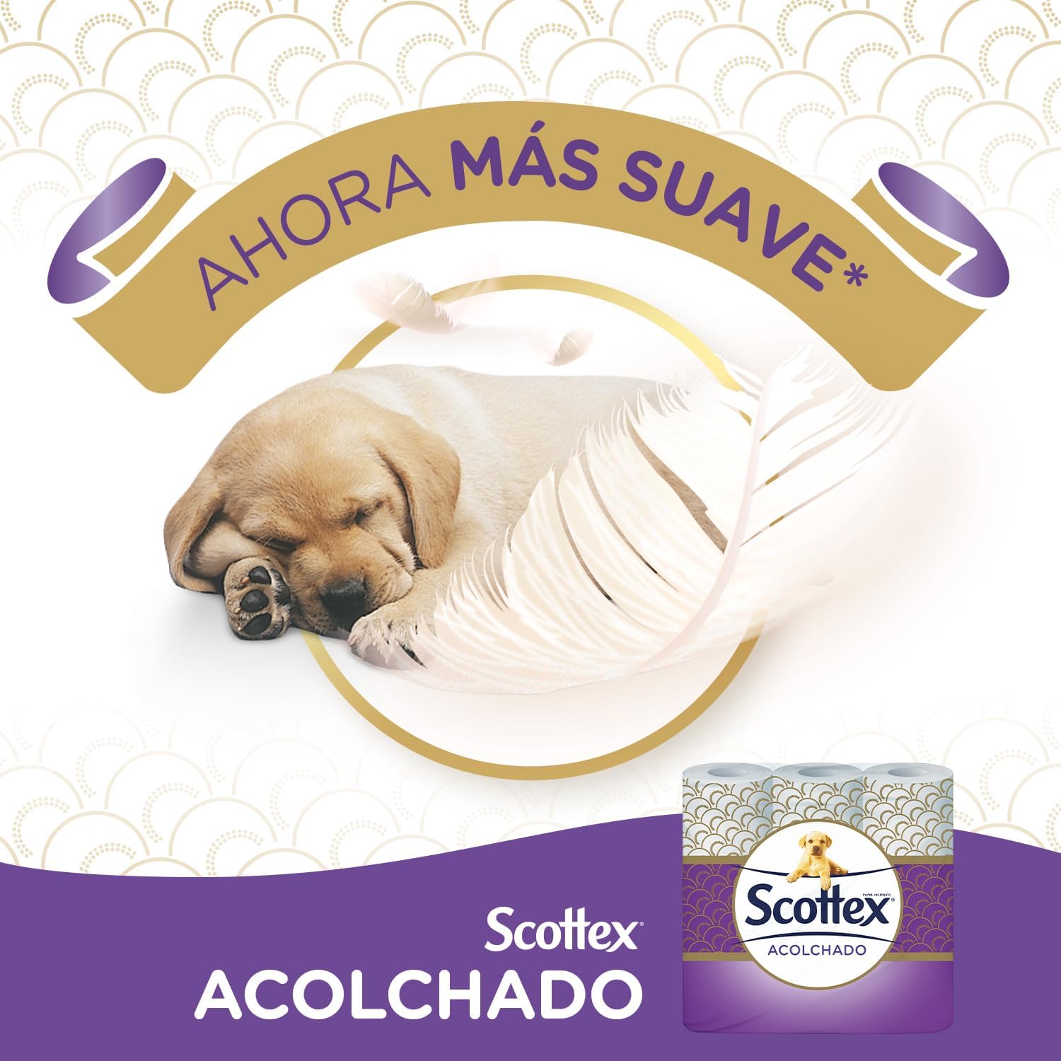 Thumbnail 2 de Scottex Acolchado Papel Higiénico 63 rollos 🧻 Suave y Confortable