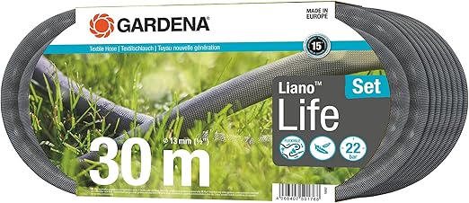 Gardena Liano Life 30m: Manguera textil flexible