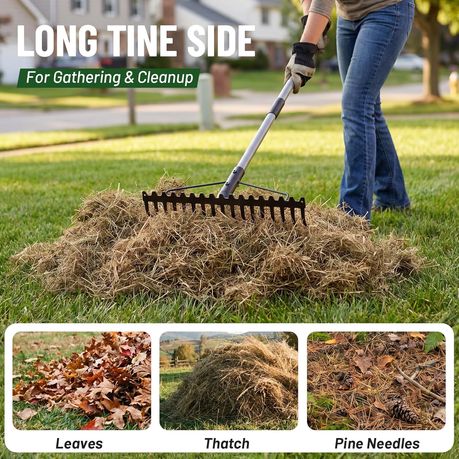 Thumbnail 2 de Walensee 165cm Heavy Duty Garden Rake