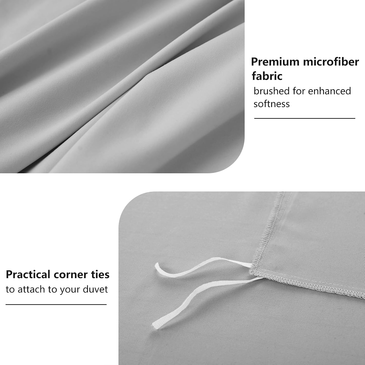 Thumbnail 5 de RUIKASI King Size Duvet Cover Set 230x220 cm