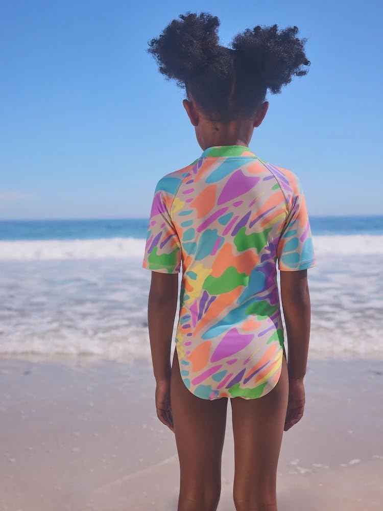 Detalle 2 de Gifts Treat girls’ long-sleeve one-piece swimsuit with UPF 50+ protection