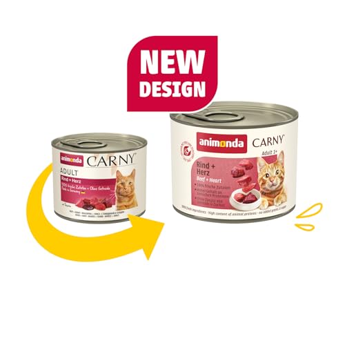 Thumbnail 2 de animonda Carny Adult Nassfutter Herzhaft Variation 12 x 200 g – ohne Getreide, 100 % frische Zutaten