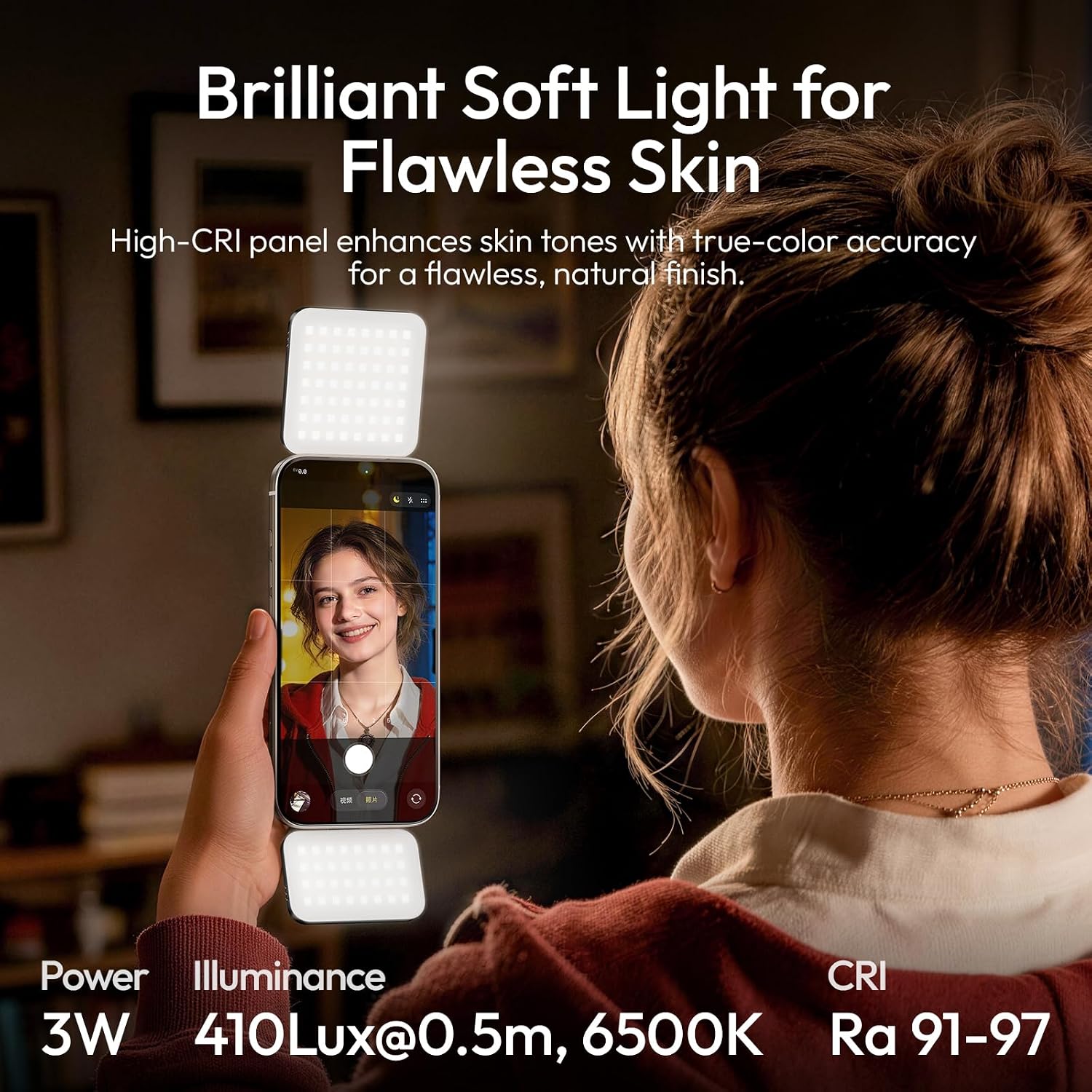 Detalle 2 de ULANZI Phone Selfie Light GL01