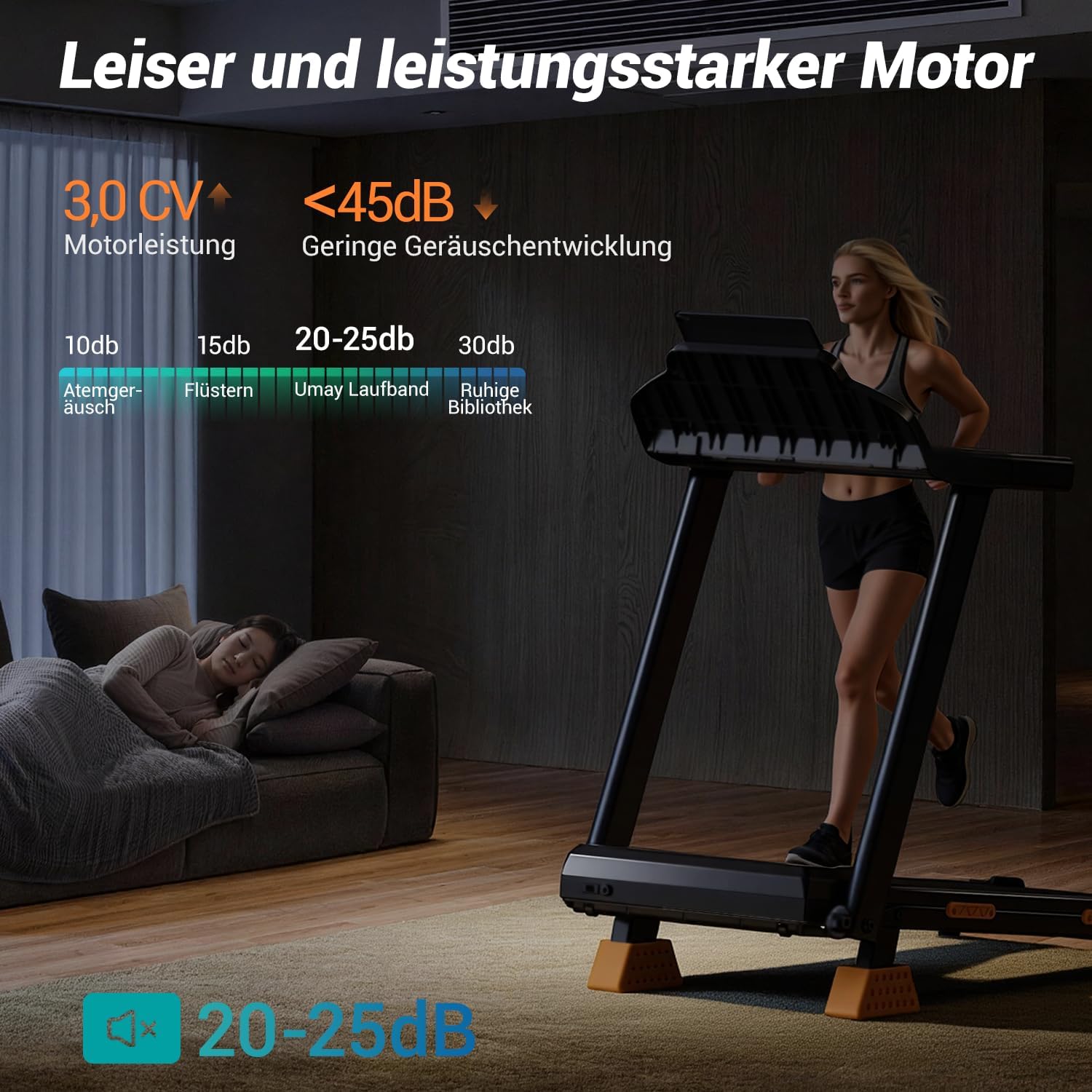 Thumbnail 5 de LONTEK Laufband klappbar 12 km/h