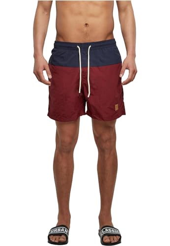 Detalle 2 de URBAN CLASSICS Bañador para Hombre Estilo Moderno – Bermudas cortos de secado rápido (XS-5XL)