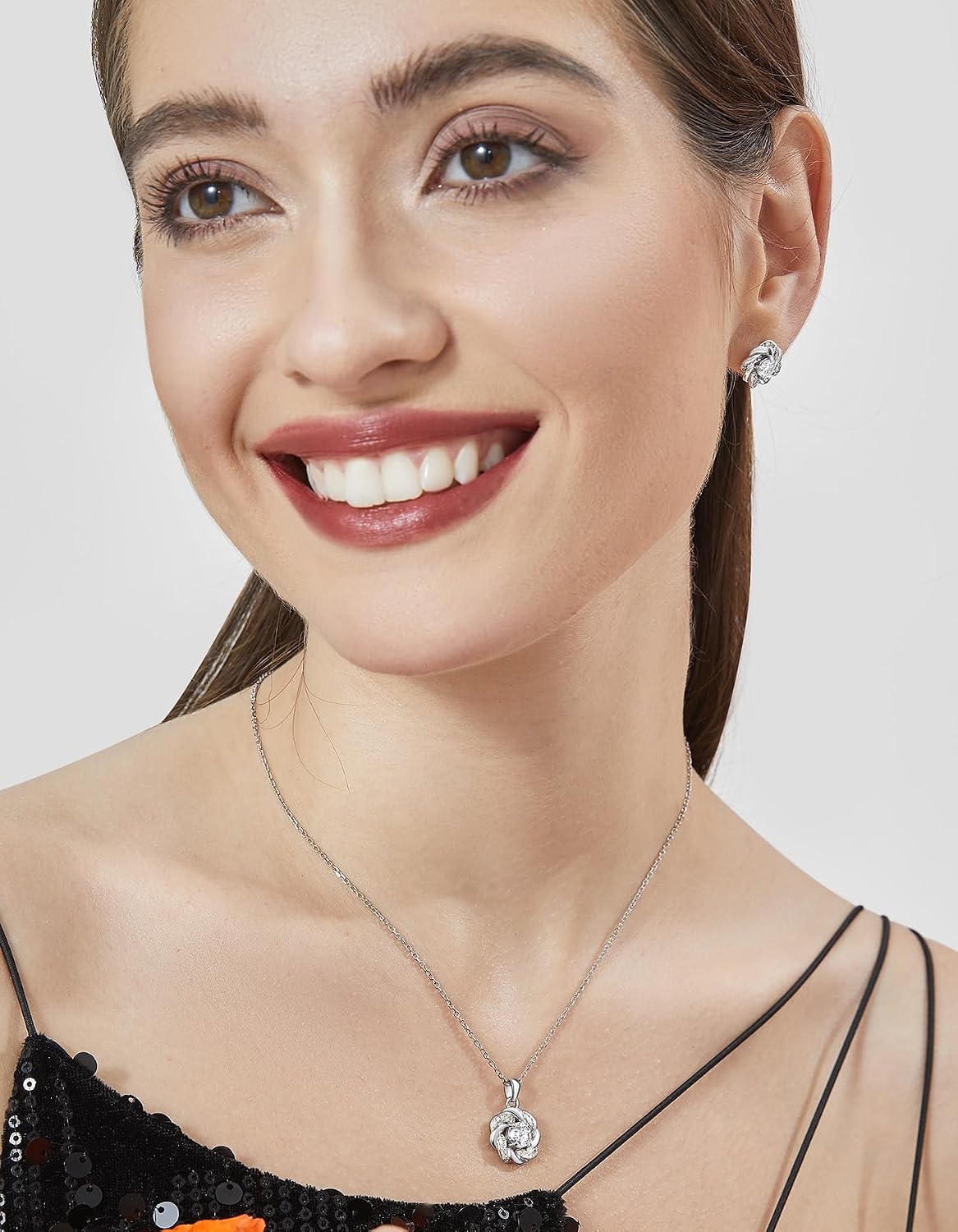 Detalle de MomentWish Collar de Plata 925 1 quilate