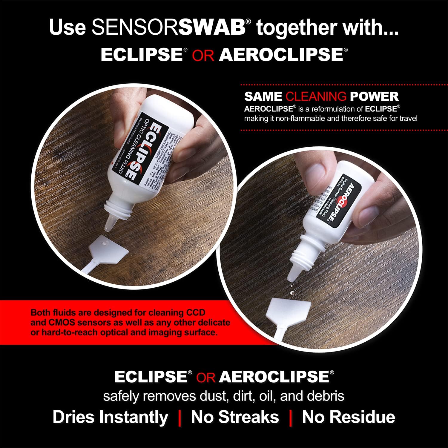 Thumbnail 5 de Sensor Swab ULTRA 17mm Swabs – Camera Sensor Cleaner for APS-C DSLRs and Mirrorless