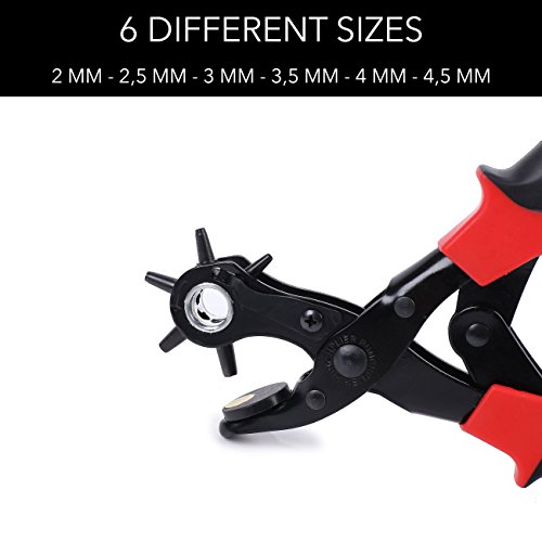 Detalle de Pince Perforatrice Cuir - Pince Revolver Takit 6 Tailles