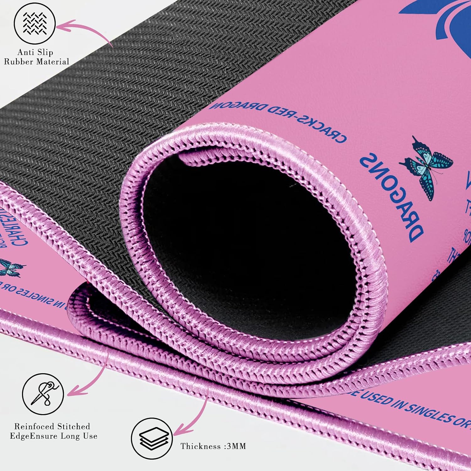 Detalle de Gedgan Mahjong Mat 32.4 x 32.4 Inches