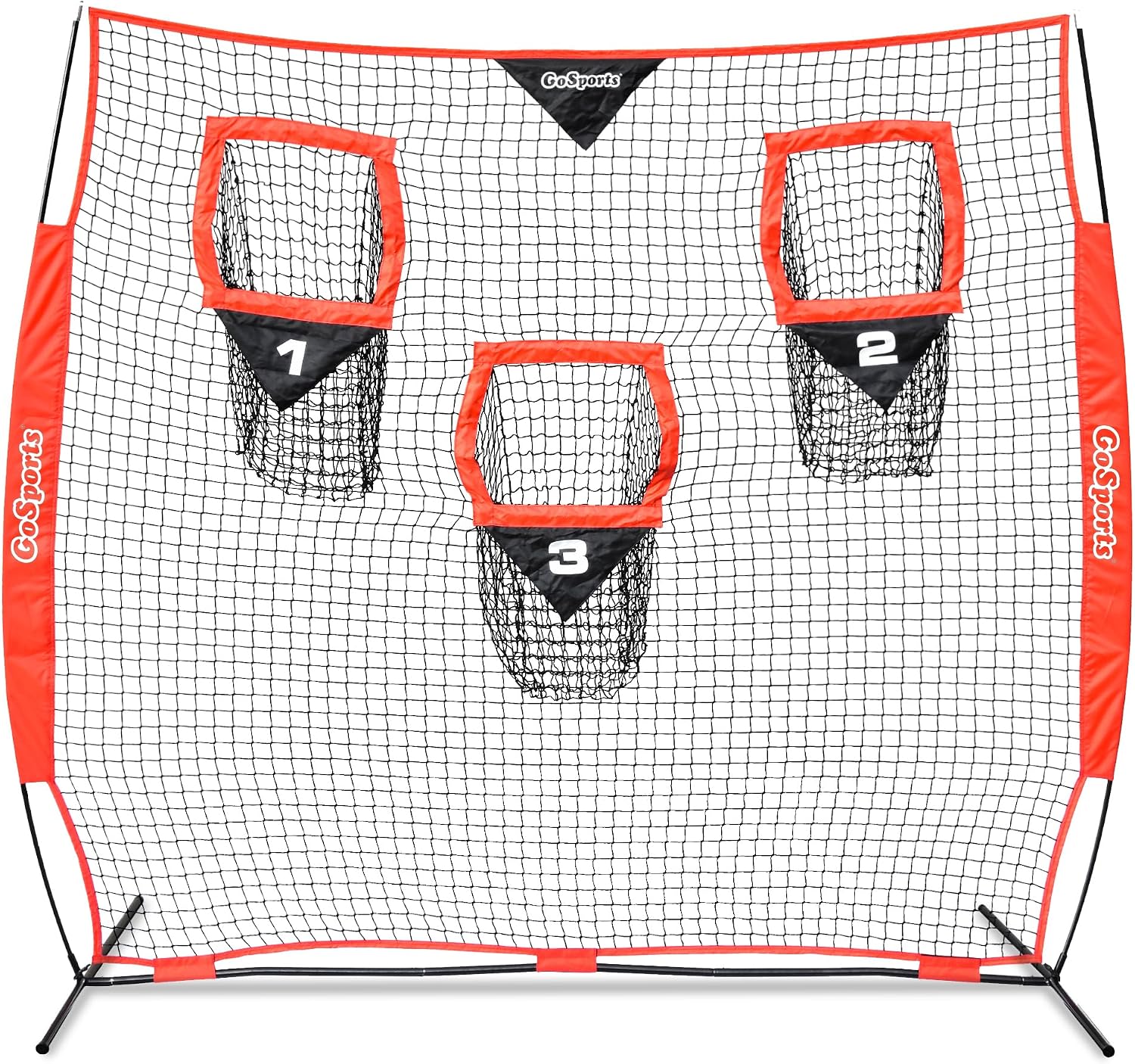 Detalle de GoSports siatka treningowa do rzutów w futbolu amerykańskim 2,4 × 2,4 m