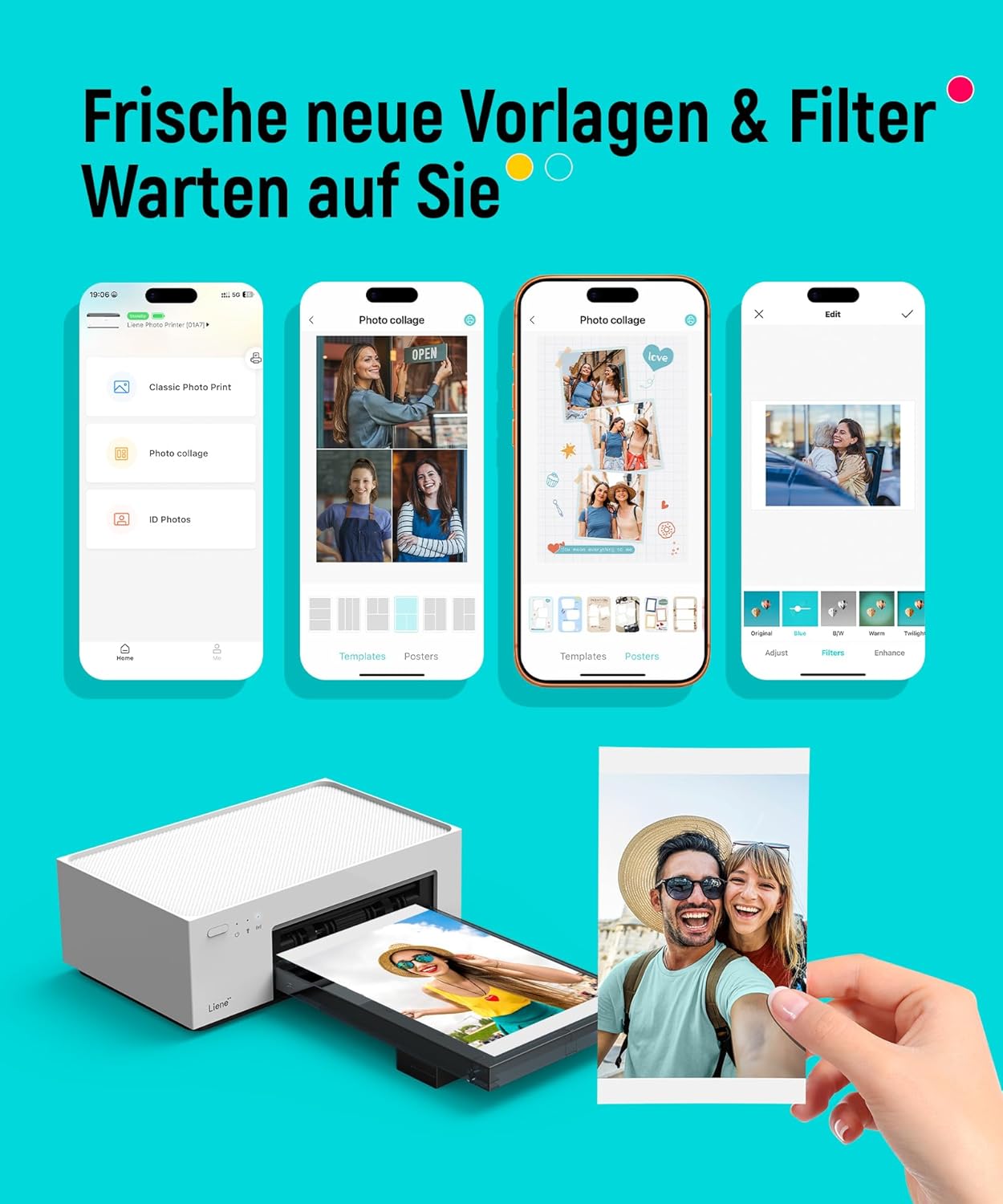 Thumbnail 4 de Liene Smartphone-Drucker 10x15 cm