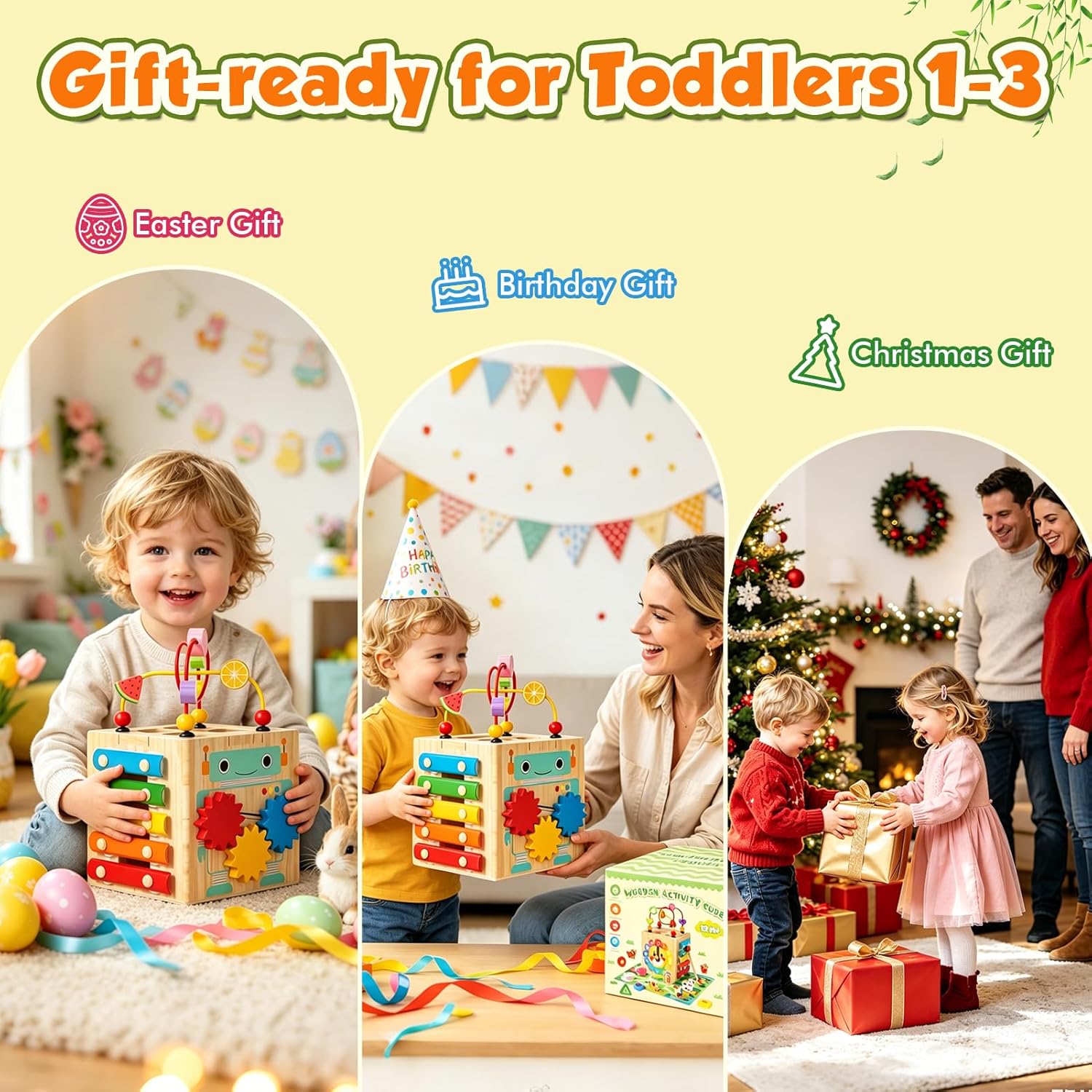 Thumbnail 3 de LZDMY Montessori Activity Cube 7 in 1
