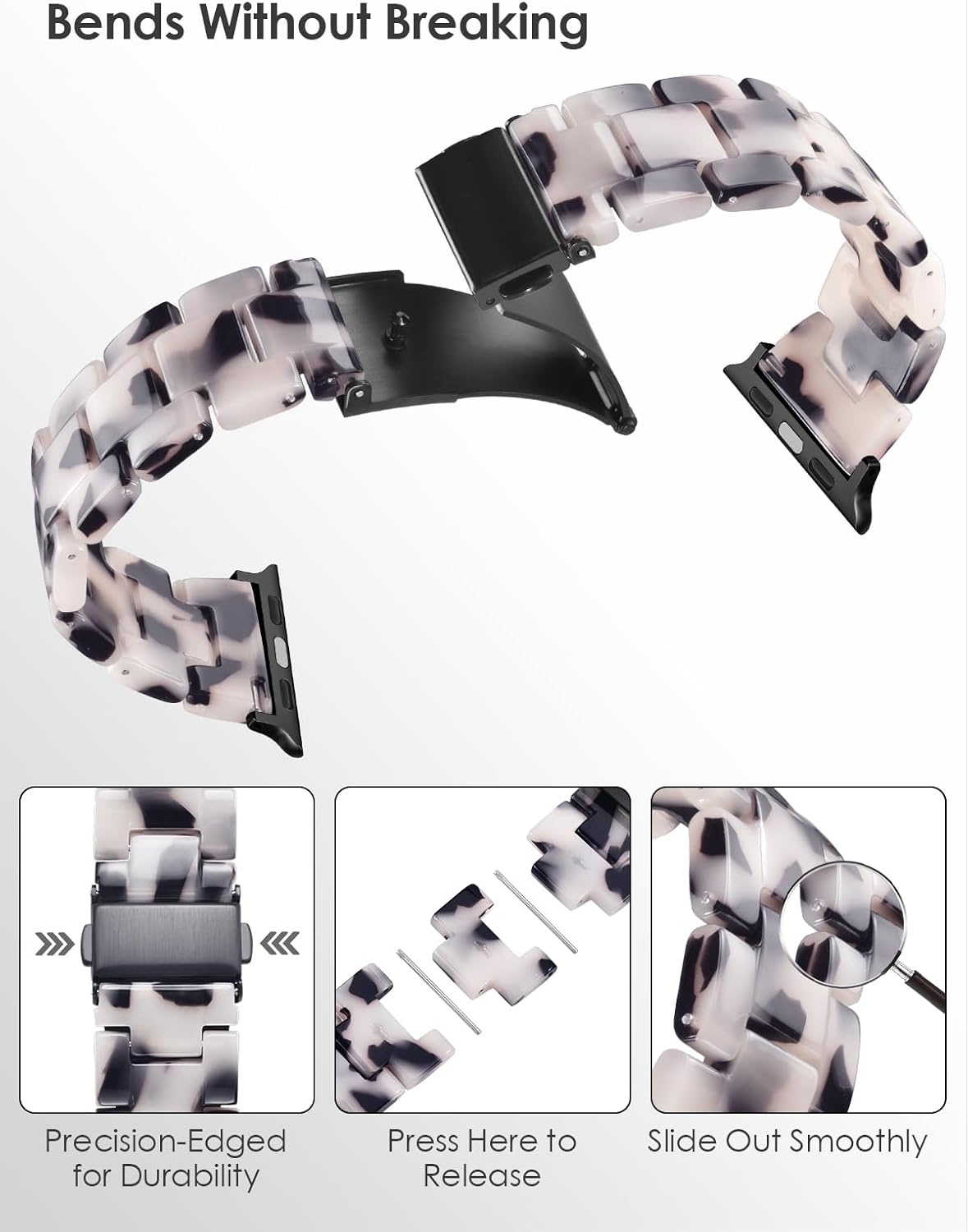 Thumbnail 6 de V.R.HOPE Resin Band for Apple Watch 38-42mm