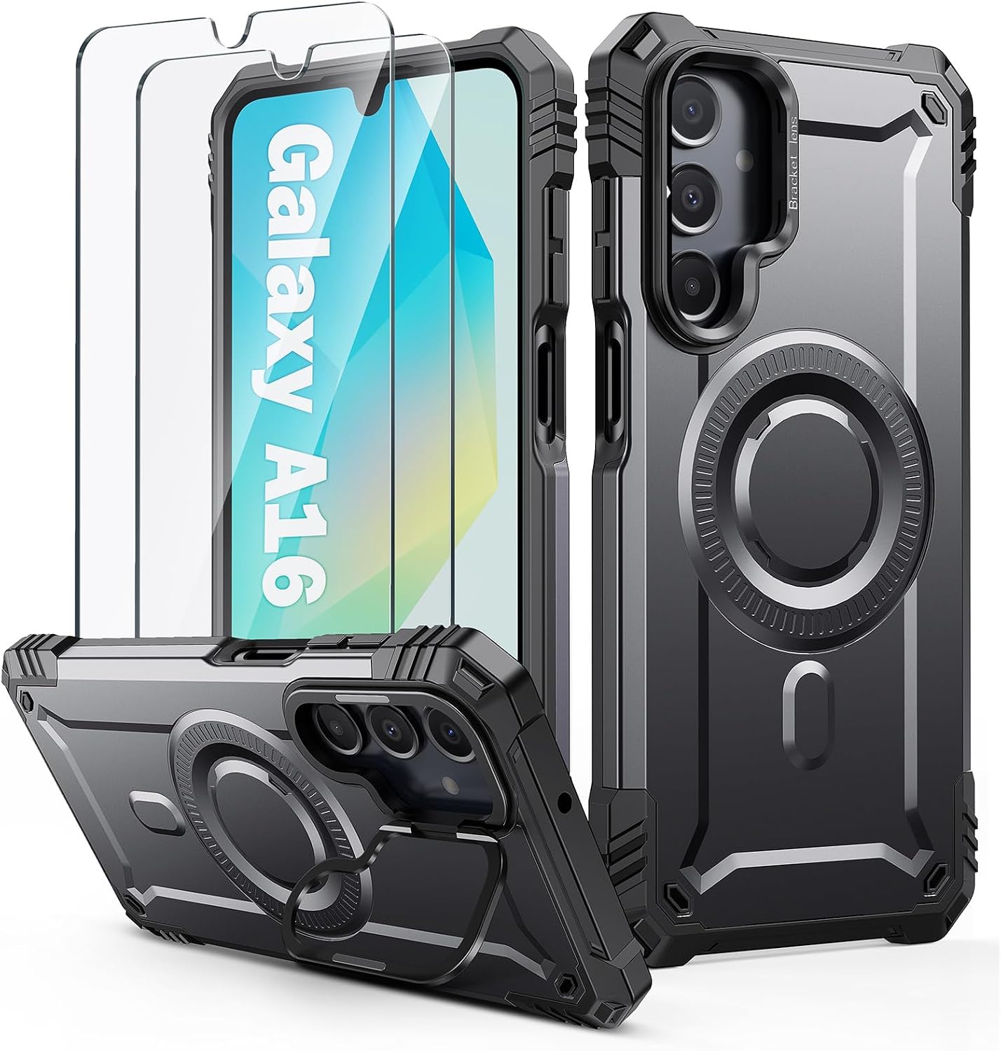 Detalle de Lanhiem Samsung Galaxy A16 Hülle 2 Schutzfolien
