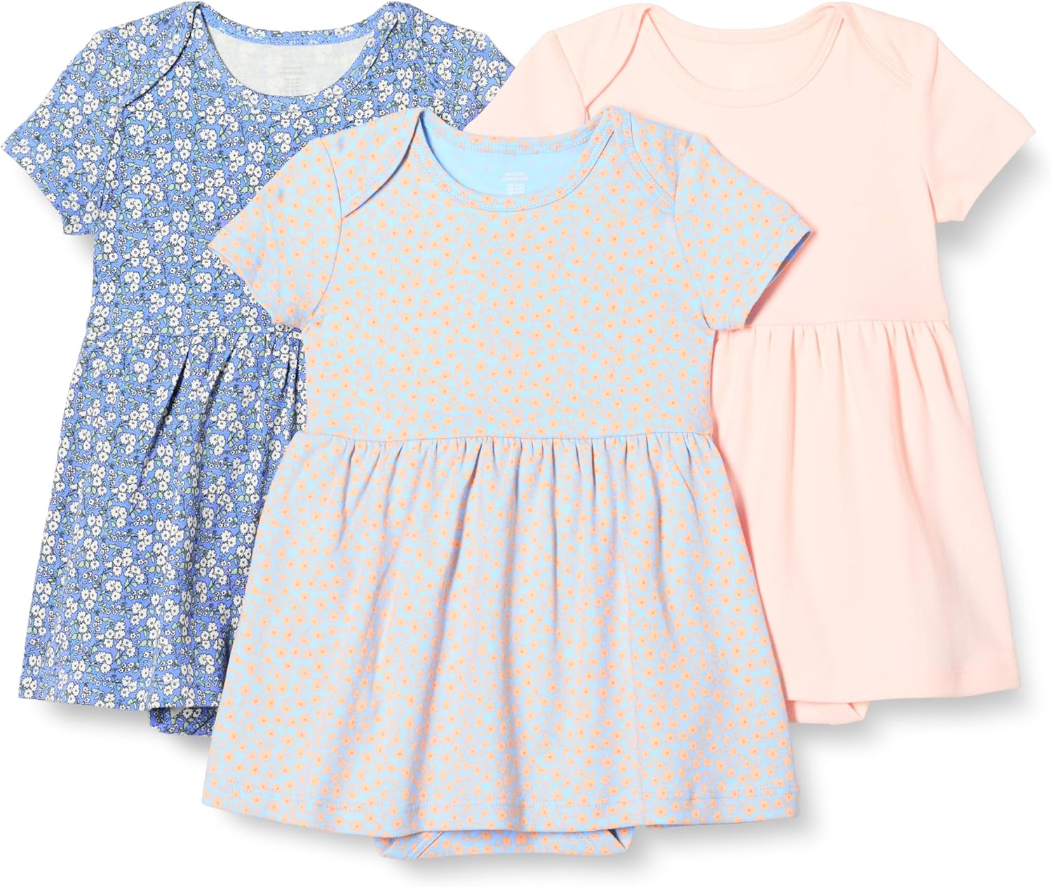 Thumbnail 6 de Amazon Essentials Baby Mädchen Enges Kurzarmkleid (3er-Pack) aus 100 % Baumwolle