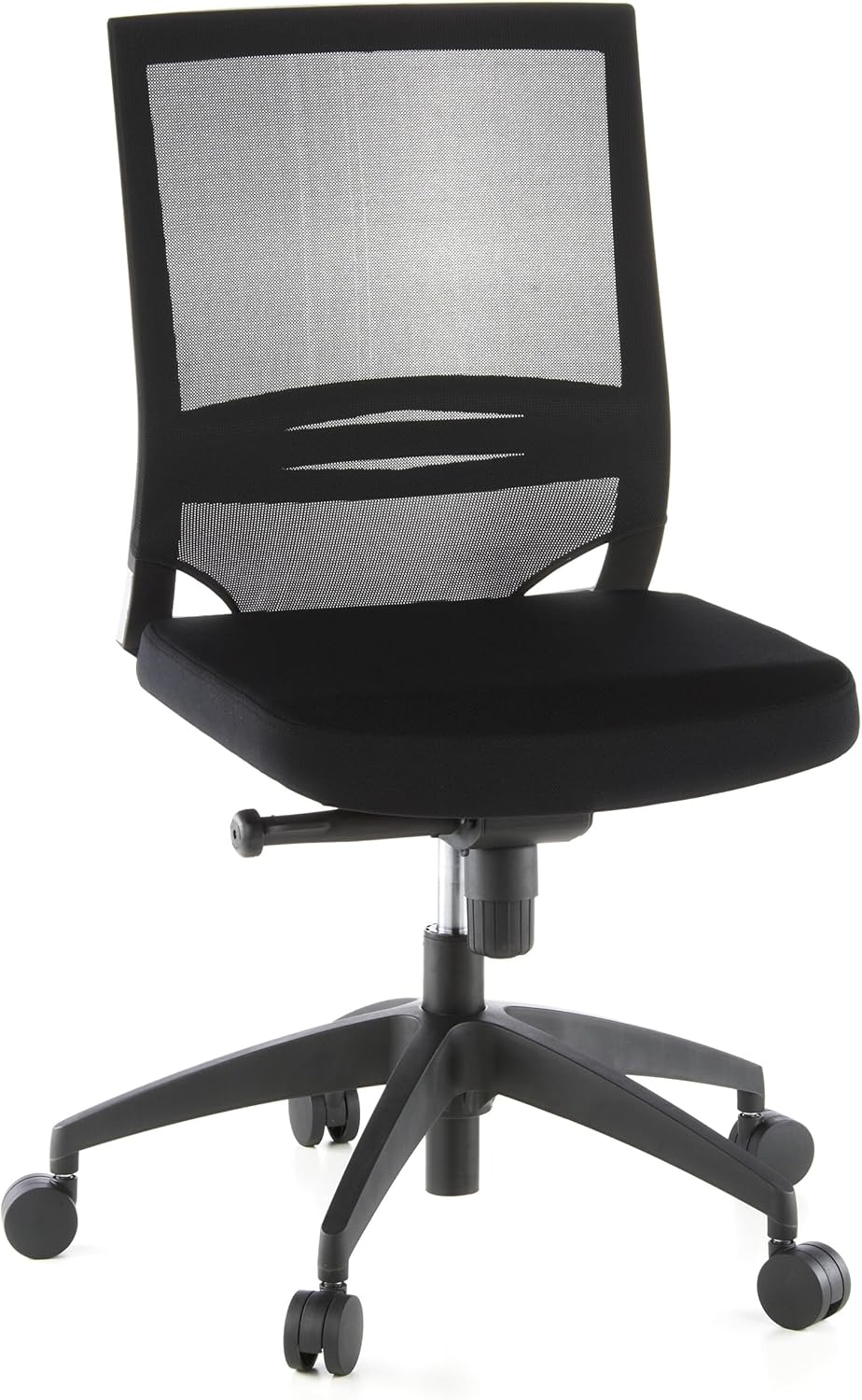 Detalle de HJH Office 657210: Sedia da Ufficio Ergonomica, senza braccioli, tessuto nero