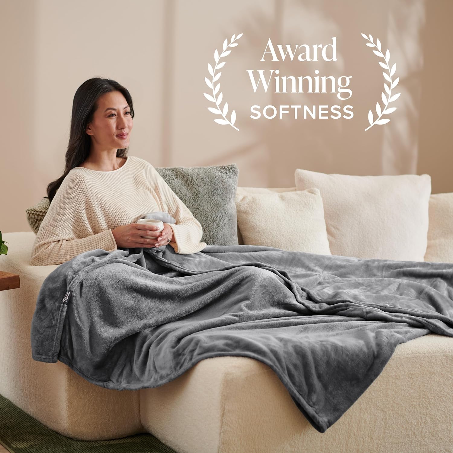 Thumbnail 1 de Bare Home Fleece Blanket - Twin/Twin XL (Grey) – Ultra-Soft Microplush Lightweight Warmth