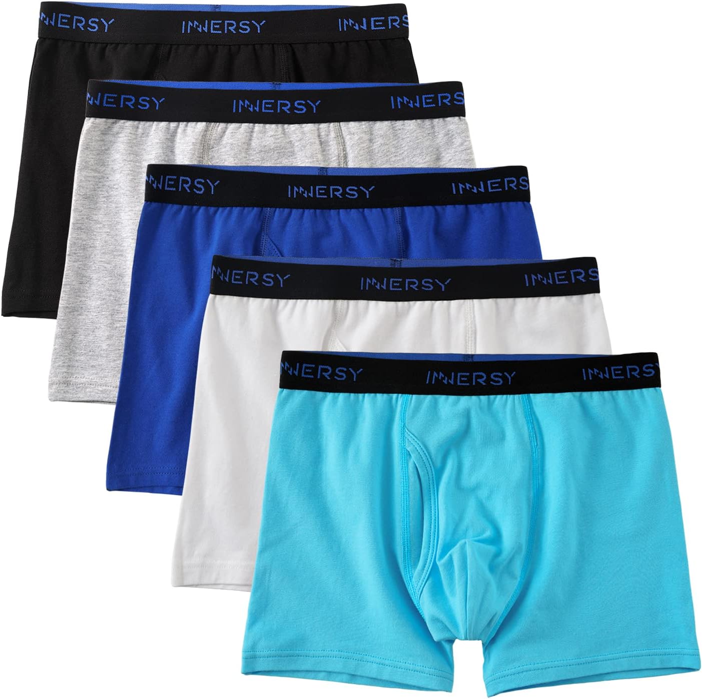 Detalle de INNERSY Jungen Boxershorts 5er Pack Baumwolle