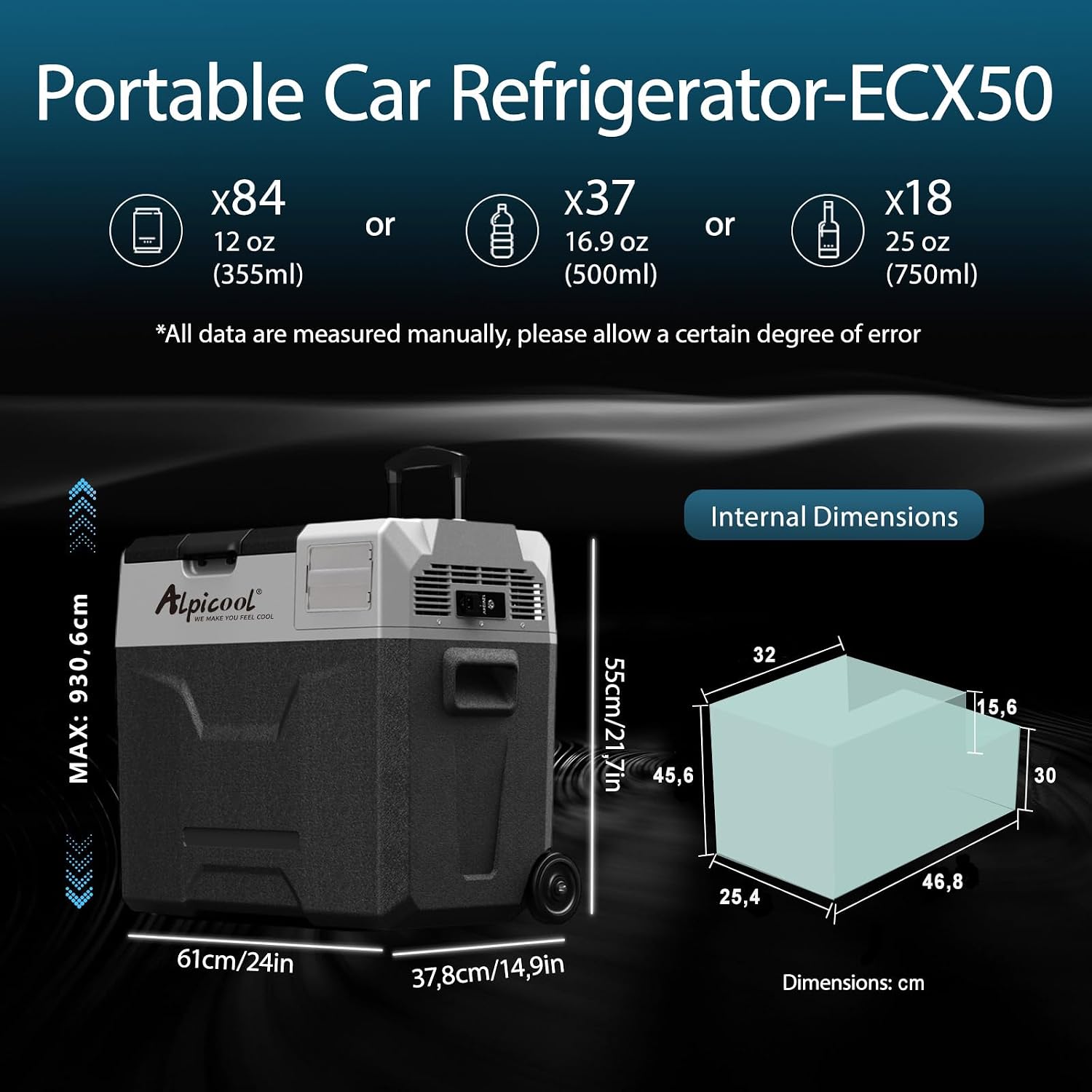 Thumbnail 5 de Alpicool ECX50 50L Réfrigérateur Voiture