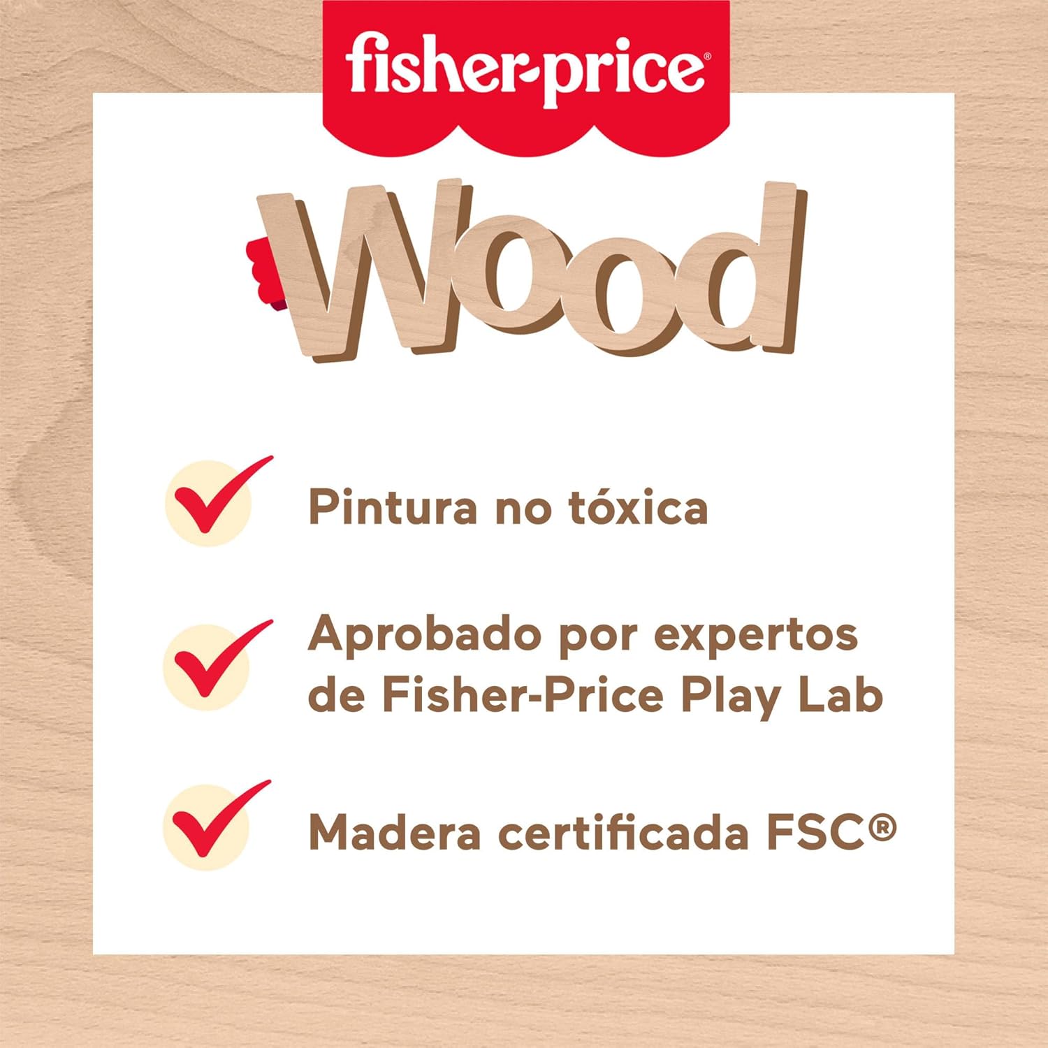 Thumbnail 2 de Fisher-Price Tablero de Madera con Animales de Granja 🐑