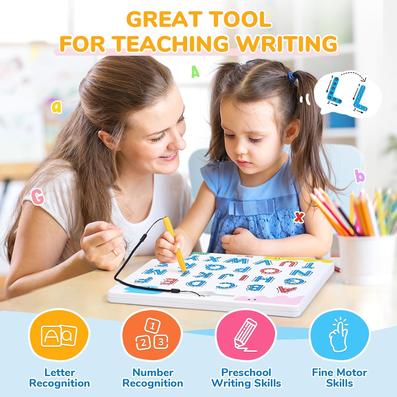 Thumbnail 6 de JoyCat Magnetic Tracing Board for Toddlers