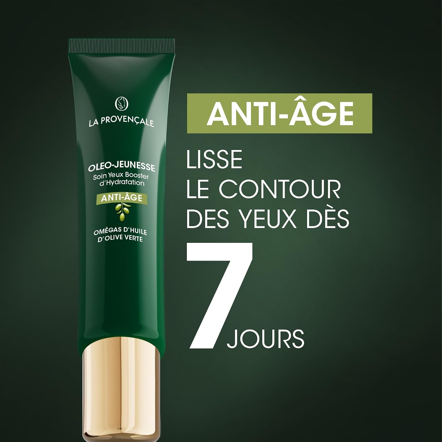 Detalle de La Provençale Anti-Aging Augenpflege – Bio-Olivenöl AOC Provence, 15 ml