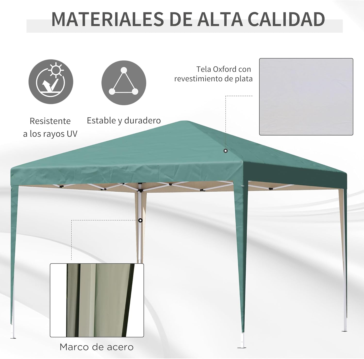 Thumbnail 2 de Outsunny carpa plegable 3x3 m