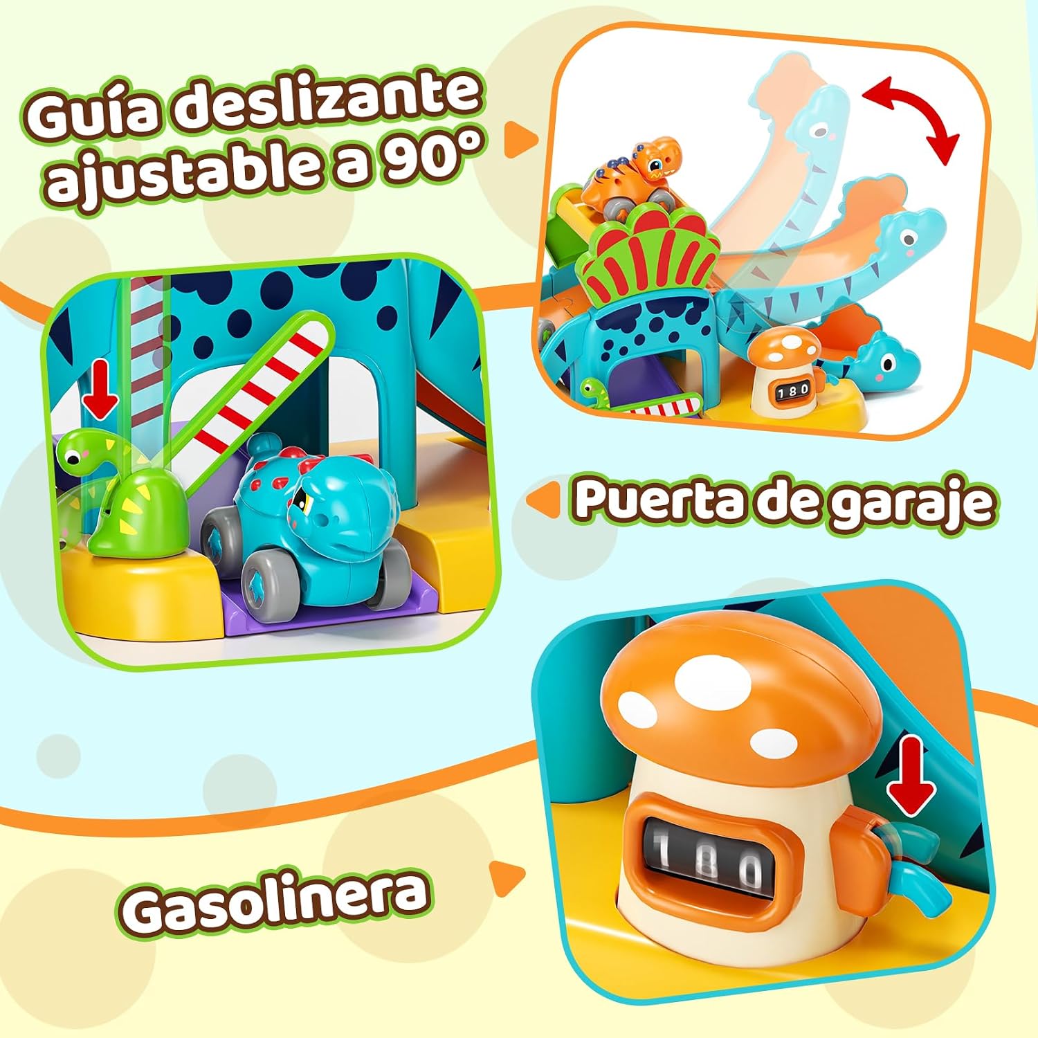Thumbnail 4 de Coche de Dinosaurios para Niños 1-3 Años