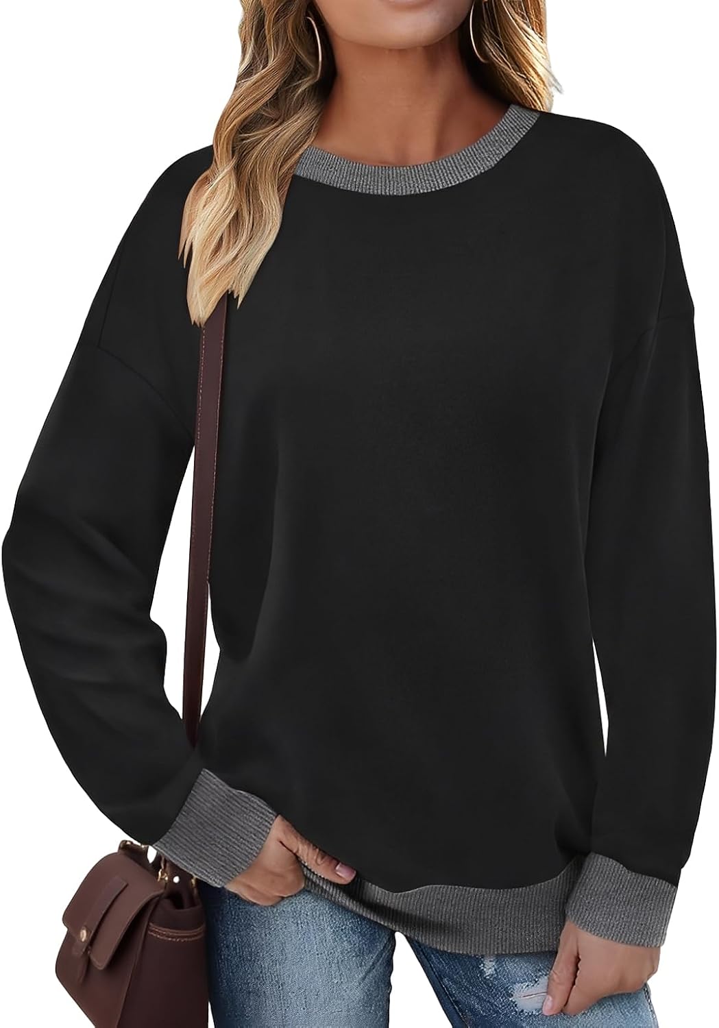 Detalle de Cuptacc Sudadera mujer escote redondo