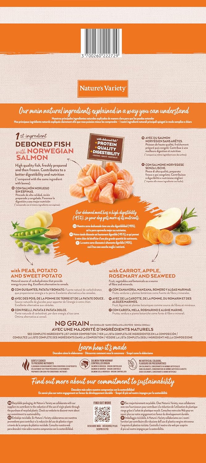Thumbnail 1 de Nature's Variety No Grain Salmón Noruego 12kg
