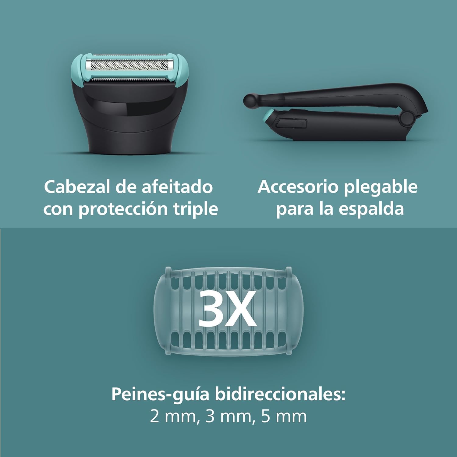 Detalle de Philips BG5480 Afeitadora corporal 100 min