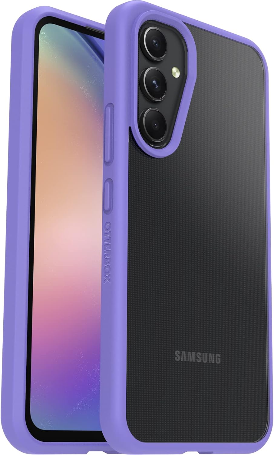 Detalle de OtterBox Cover Sleek per Samsung Galaxy A54 5G: trasparente, ultrasottile e protettiva