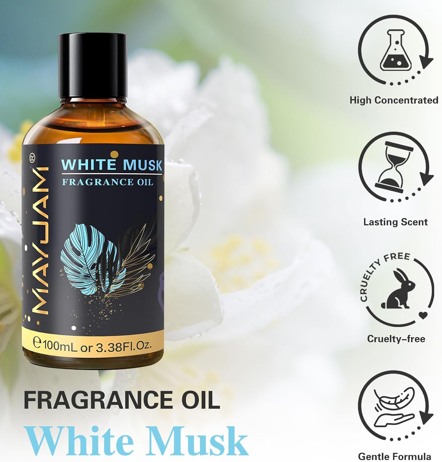 Detalle 1 de MAYJAM White Musk Fragrance Oil 100ML